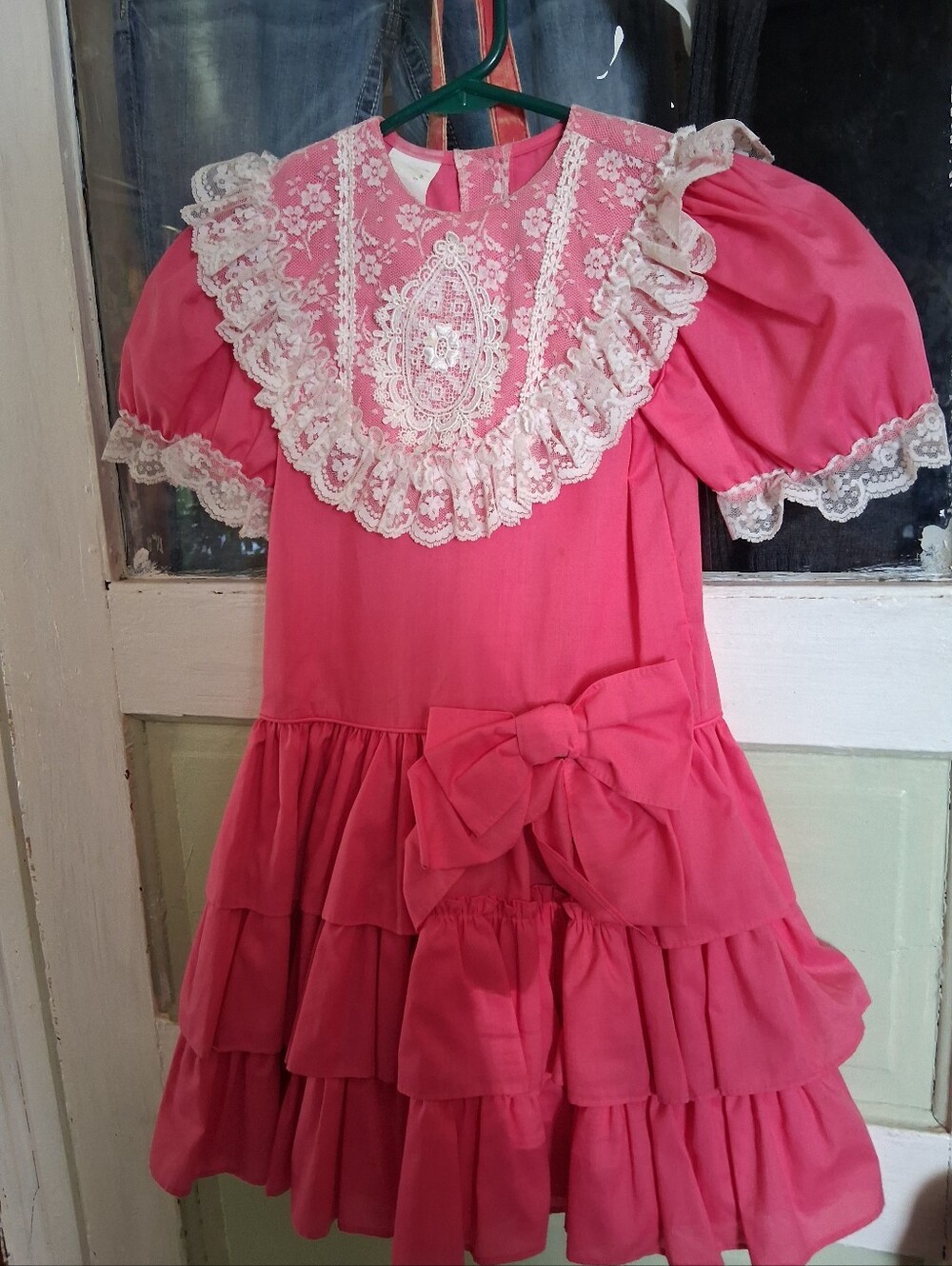 Ralph Lauren Pink Lace Overlay Dress